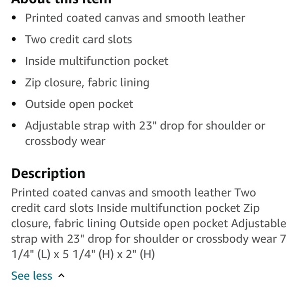 Coach pink floral camera bag crossbody - Picture 7 of 7